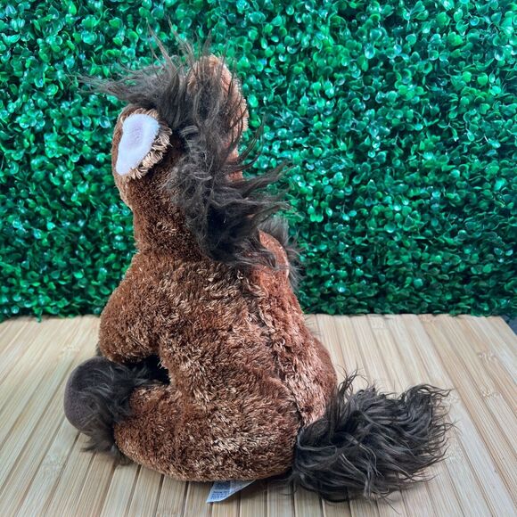 Build A Bear Workshop BABW Pawsome Clydesdale Pony Horse 15" Brown White - Picture 3 of 7